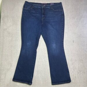 Gloria Vanderbilt Amanda Bootcut Jeans Women’s 20W (40x29) Blue Dark Wash Denim